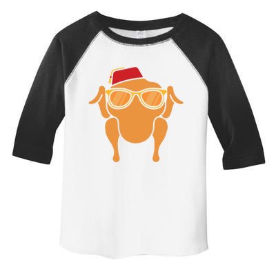 Thanksgiving Meaningful Gift Turkey Head Funny Gift For Friends Cool Gift Toddler Fine Jersey T-Shirt