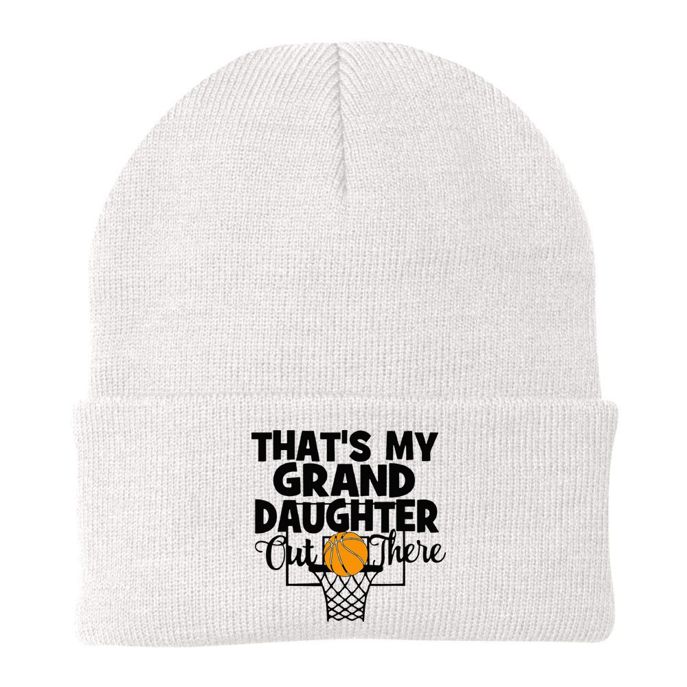 That's My Granddaughter Out There Basketball Grandma Grandpa Beanie