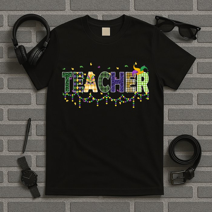 Teacher Mardi Gras Celebration T-Shirt