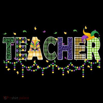 Teacher Mardi Gras Celebration T-Shirt