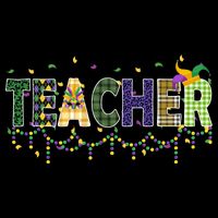 Teacher Mardi Gras Celebration T-Shirt