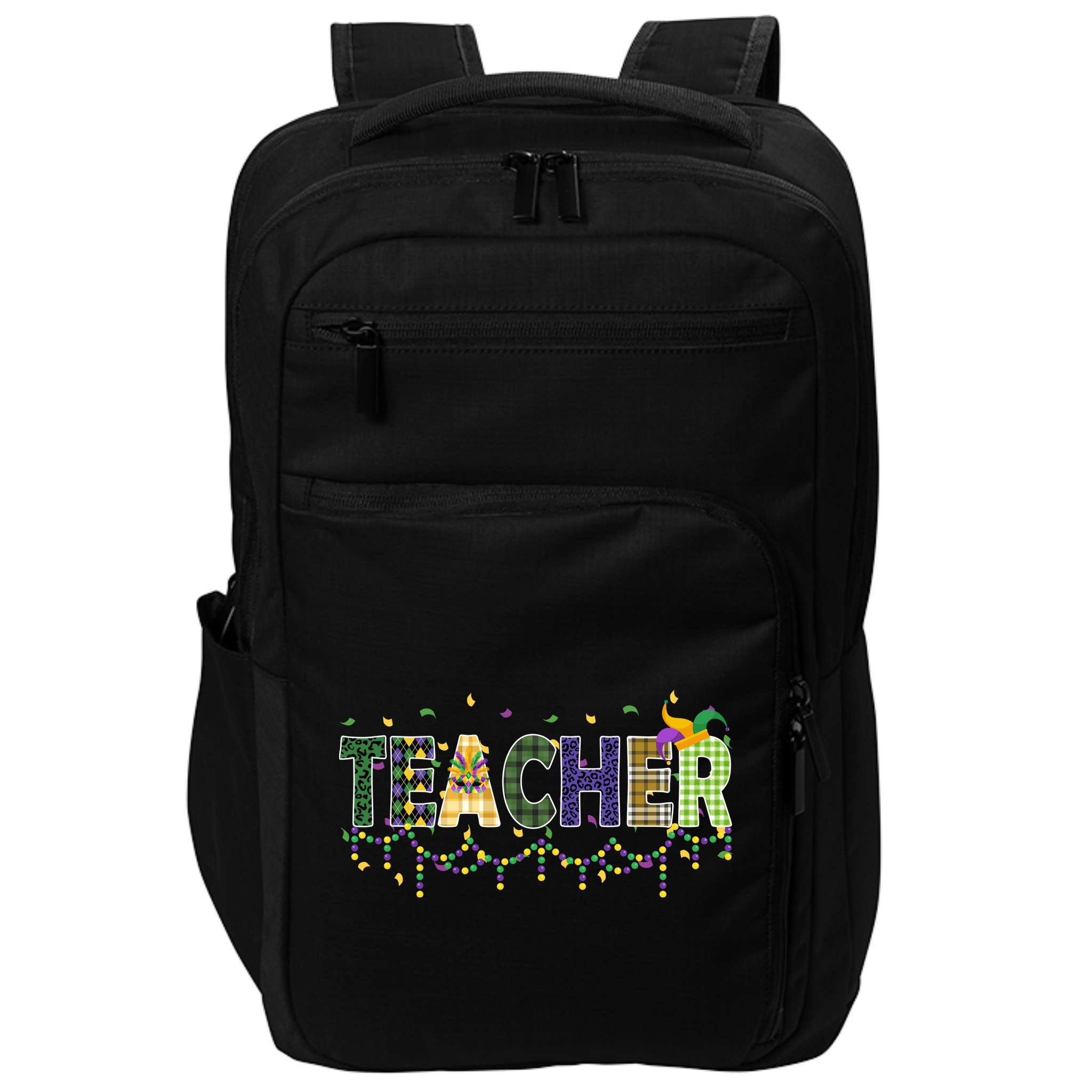 Teacher Mardi Gras Celebration Impact Tech Backpack