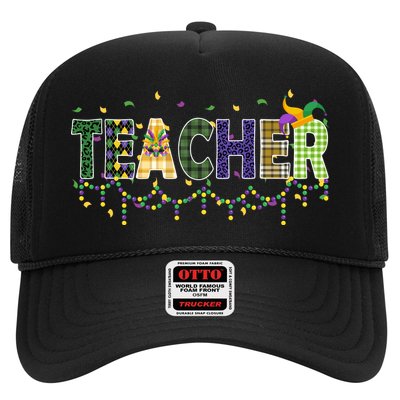 Teacher Mardi Gras Celebration Trucker Hat