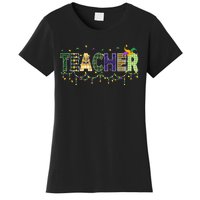 Teacher Mardi Gras Celebration Women's T-Shirt