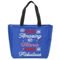 Tennis Mom Gift Zip Tote Bag