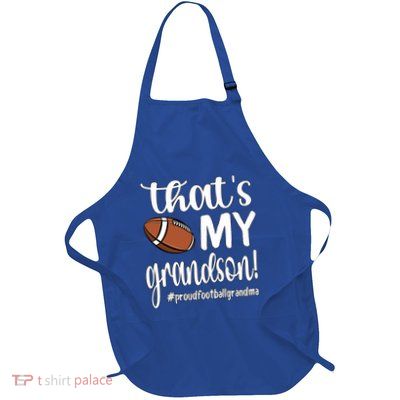 ThatS My Grandson Proud Football Grandma Grandmother Funny Gift Apron