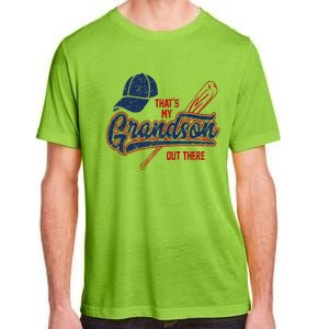 That's My Grandson Out There Baseball Inspired Double Play Adult ChromaSoft Performance T-Shirt