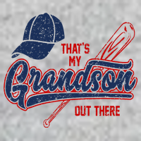 That's My Grandson Out There Baseball Inspired Double Play T-Shirt