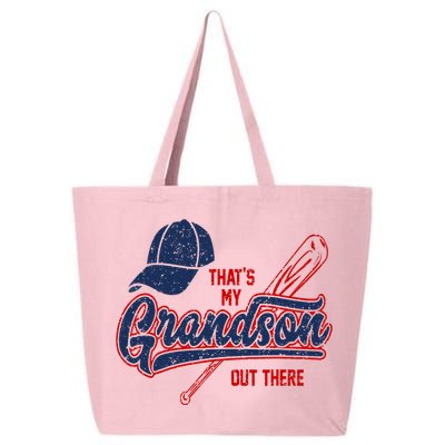 That's My Grandson Out There Baseball Inspired Double Play 25L Jumbo Tote