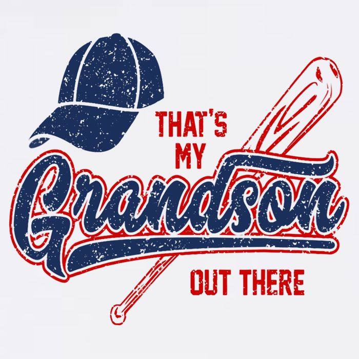 That's My Grandson Out There Baseball Inspired Double Play Cool Comfort Performance Bucket Hat