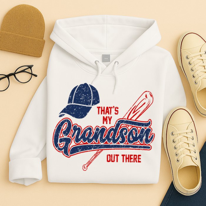 That's My Grandson Out There Baseball Inspired Double Play Hoodie