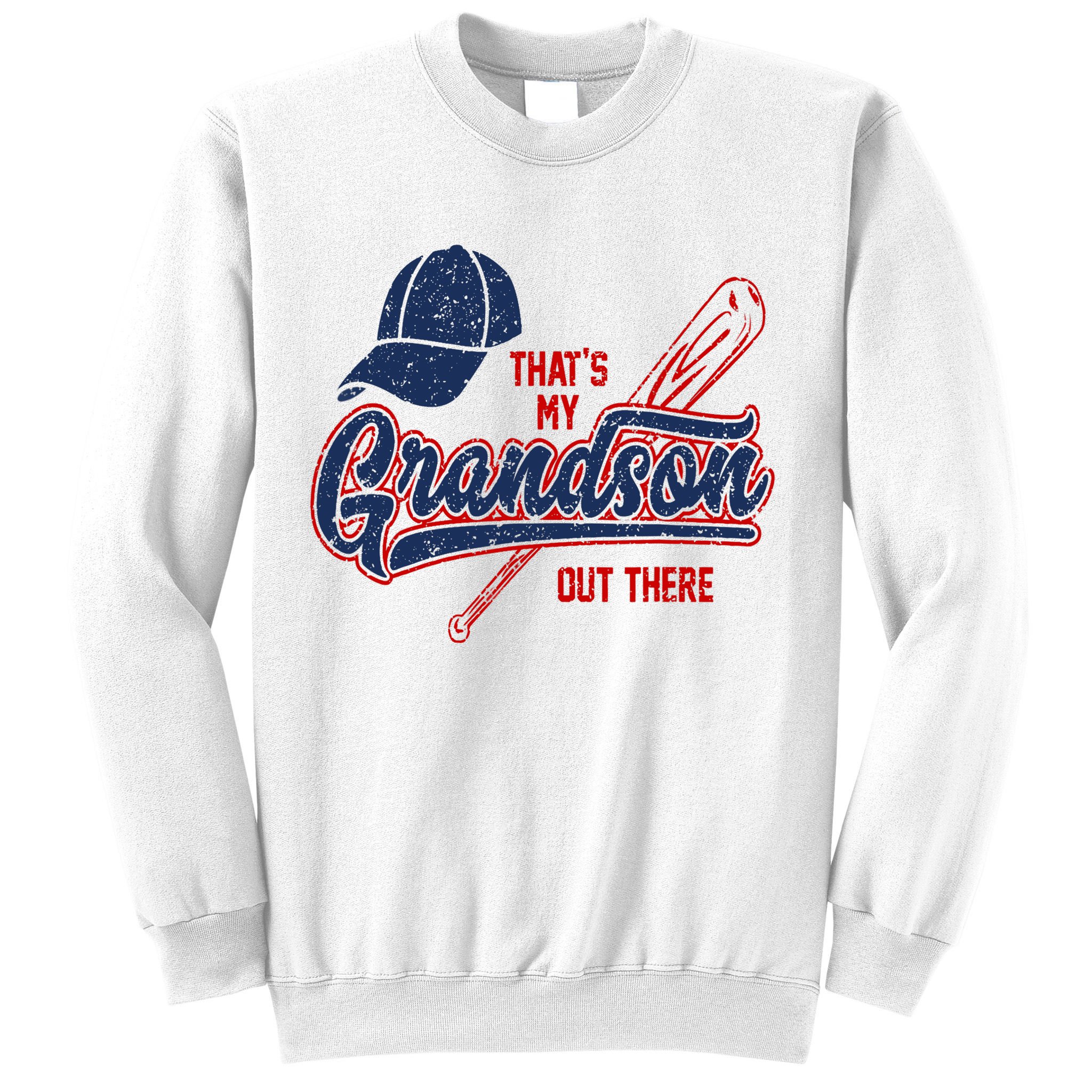 That's My Grandson Out There Baseball Inspired Double Play Sweatshirt