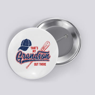 That's My Grandson Out There Baseball Inspired Double Play Button