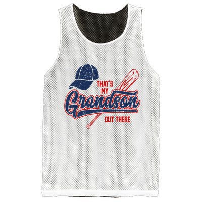 That's My Grandson Out There Baseball Inspired Double Play Mesh Reversible Basketball Jersey Tank