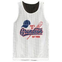 That's My Grandson Out There Baseball Inspired Double Play Mesh Reversible Basketball Jersey Tank