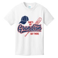 That's My Grandson Out There Baseball Inspired Double Play Kids T-Shirt