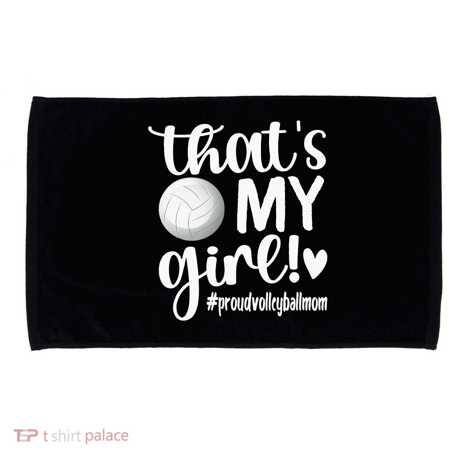 Thats My GirlProud Volleyball Mom Volleyball Mother Microfiber Hand Towel