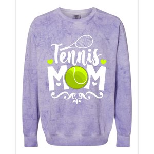 Tennis Mom Great Gift Colorblast Crewneck Sweatshirt