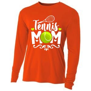 Tennis Mom Great Gift Cooling Performance Long Sleeve Crew