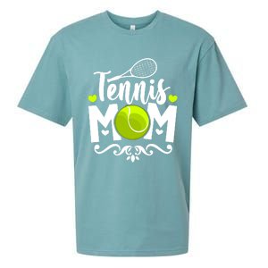 Tennis Mom Great Gift Sueded Cloud Jersey T-Shirt