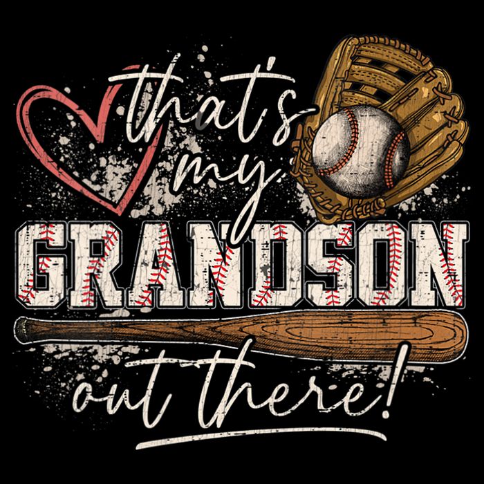 Thats My Grandson Out There Baseball Grandma Backpack