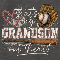 Thats My Grandson Out There Baseball Grandma Vector Backpack