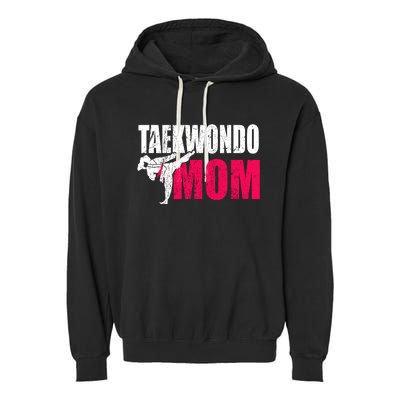 Taekwondo Mom Gift Idea Wo Tae Cool Taekwondo Uniform Garment-Dyed Fleece Hoodie