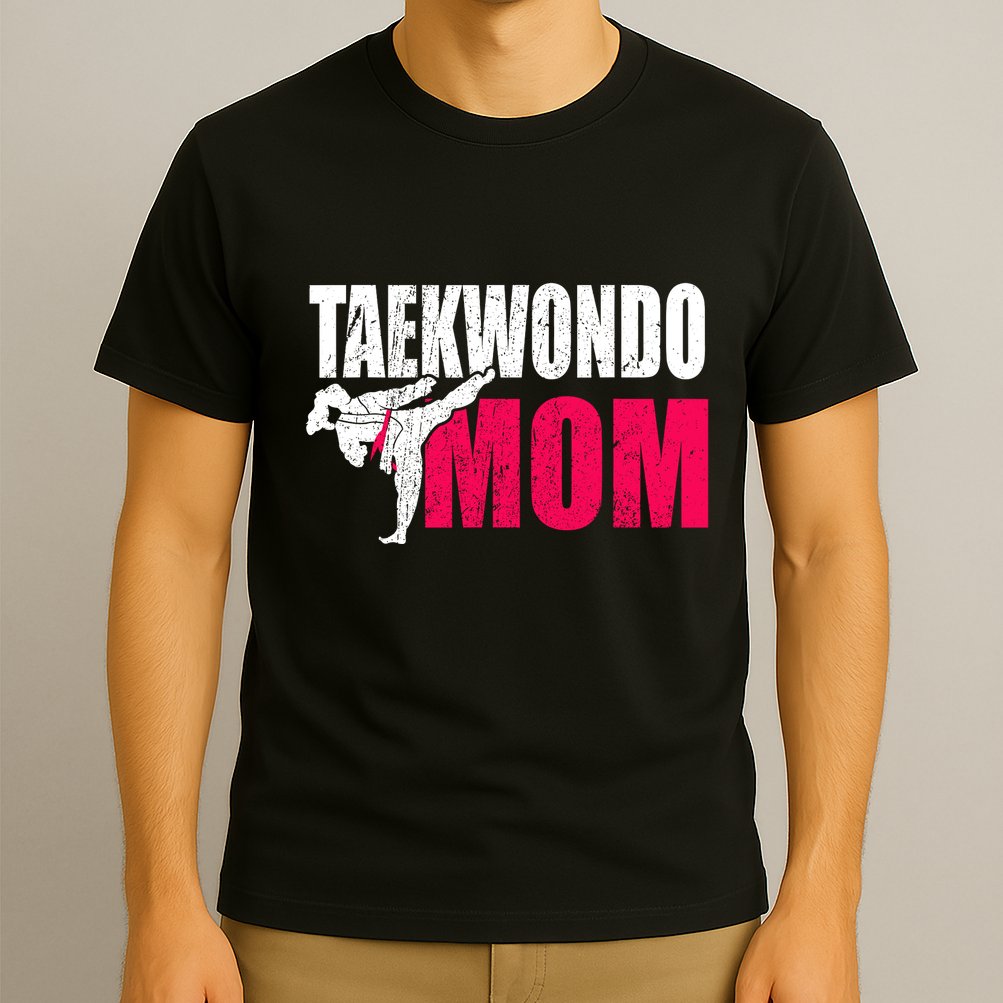 Taekwondo Mom Gift Idea Wo Tae Cool Taekwondo Uniform T-Shirt