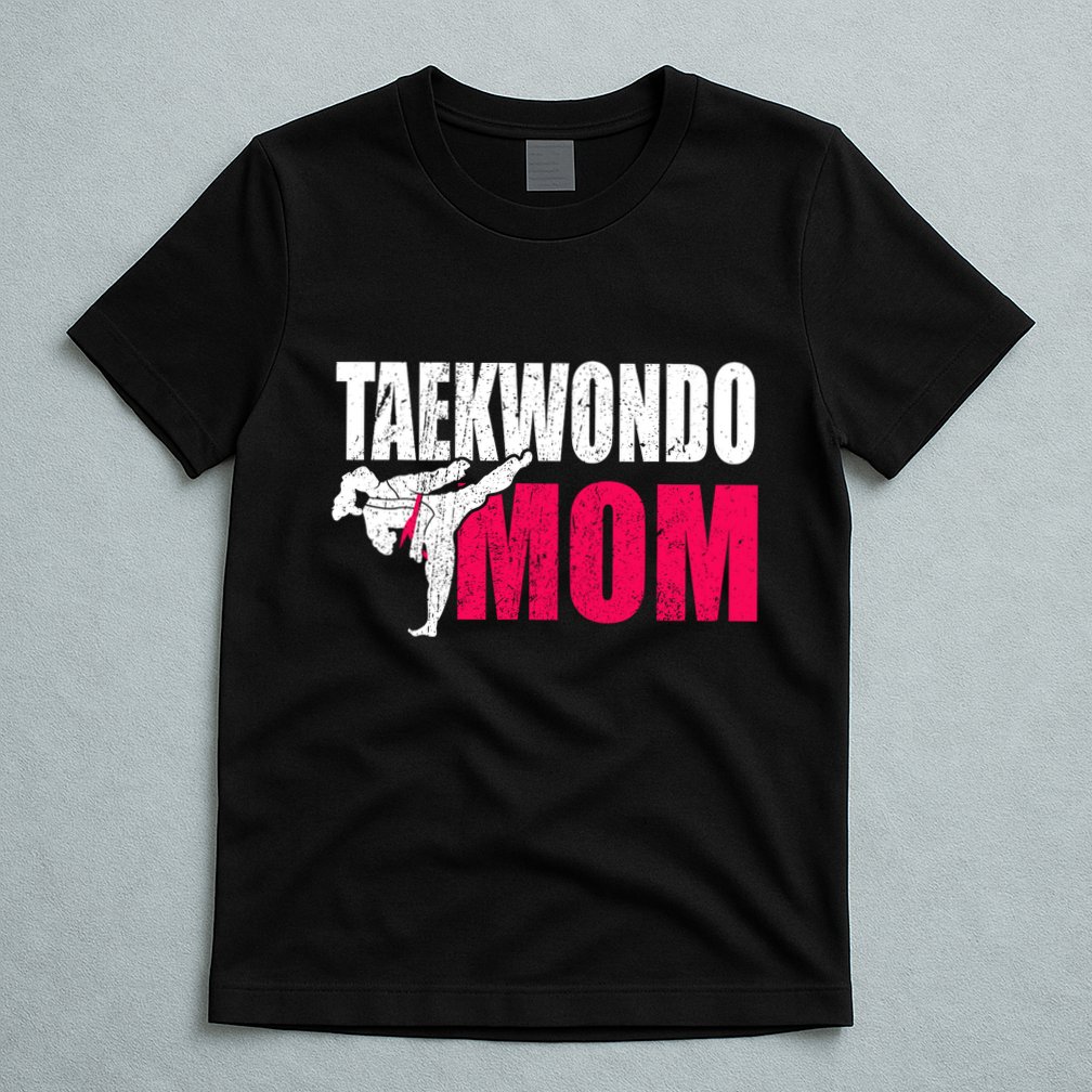Taekwondo Mom Gift Idea Wo Tae Cool Taekwondo Uniform T-Shirt