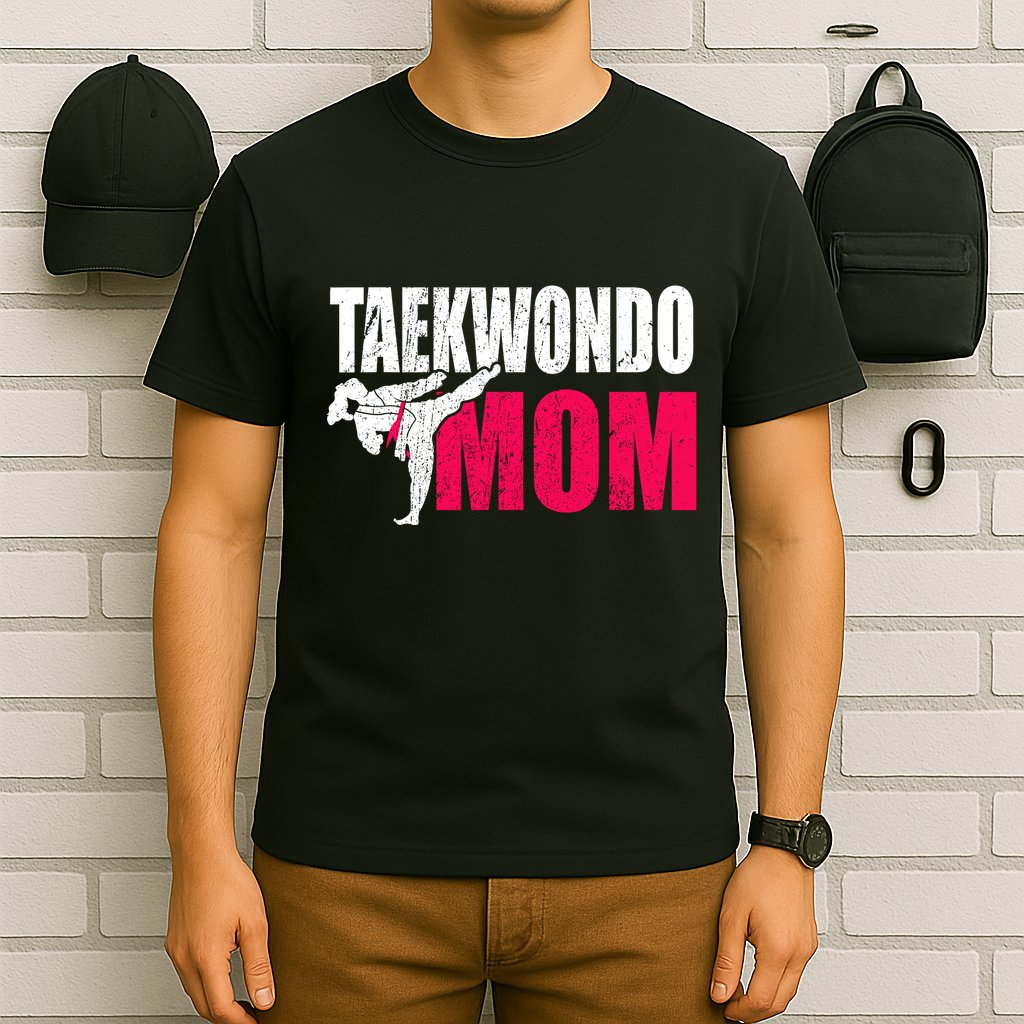 Taekwondo Mom Gift Idea Wo Tae Cool Taekwondo Uniform T-Shirt