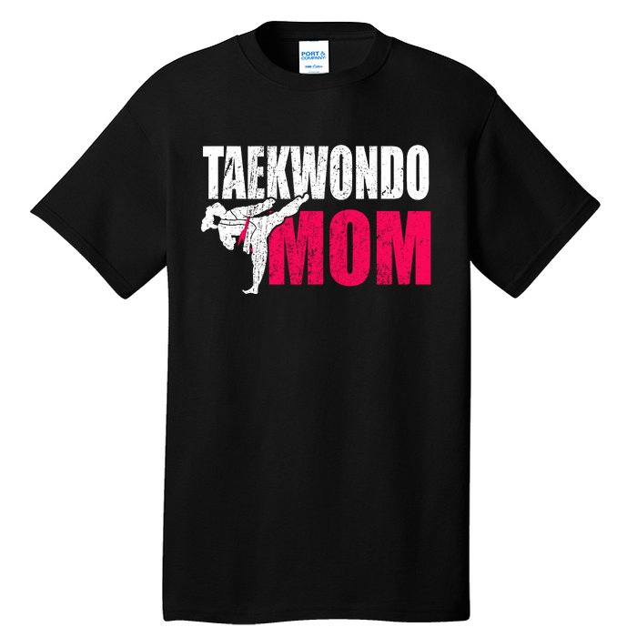 Taekwondo Mom Gift Idea Wo Tae Cool Taekwondo Uniform Tall T-Shirt