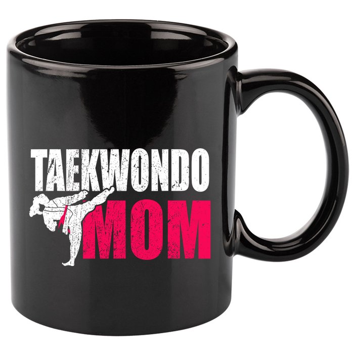 Taekwondo Mom Gift Idea Wo Tae Cool Taekwondo Uniform 11oz C Handle Ceramic Mug