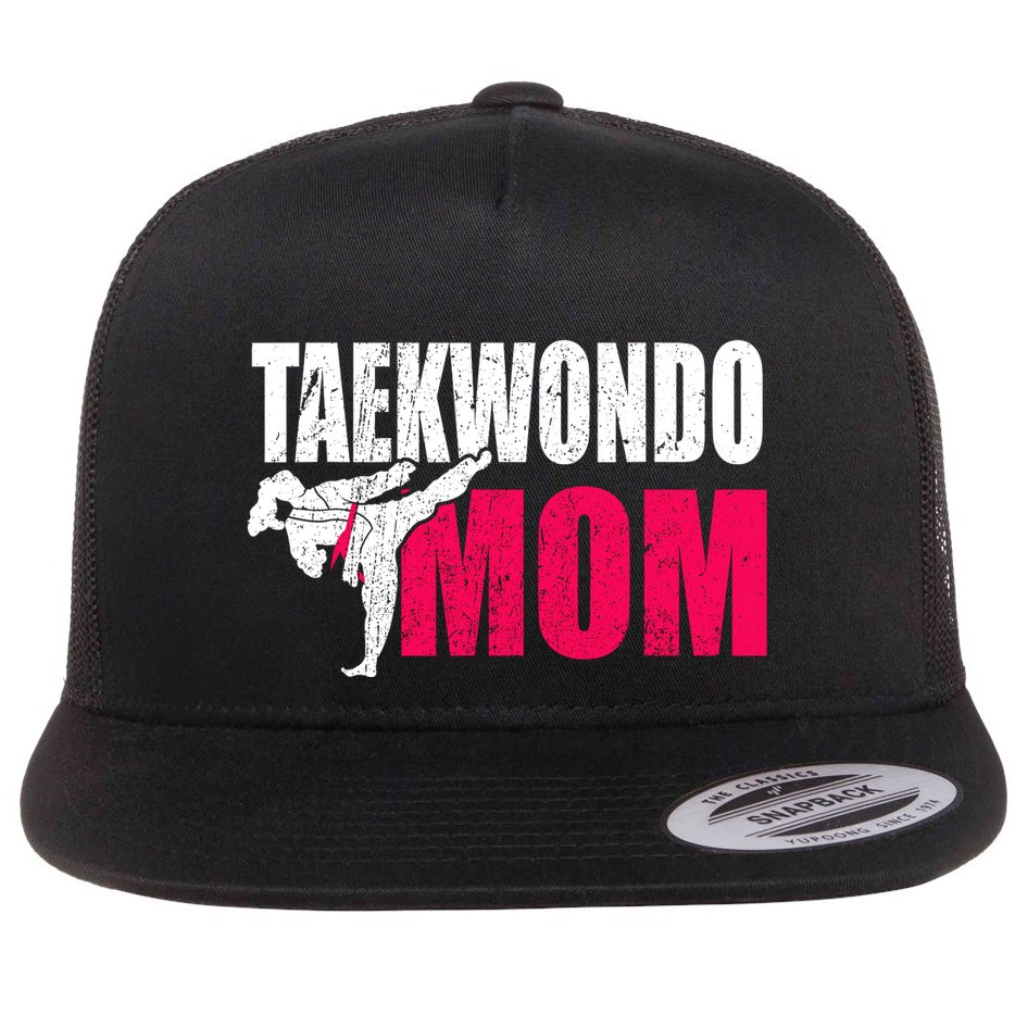 Taekwondo Mom Gift Idea Wo Tae Cool Taekwondo Uniform Flat Bill Trucker Hat