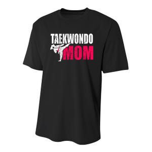 Taekwondo Mom Gift Idea Wo Tae Cool Taekwondo Uniform Youth Performance Sprint T-Shirt