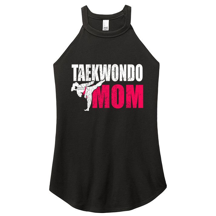 Taekwondo Mom Gift Idea Wo Tae Cool Taekwondo Uniform Women's Perfect Tri Rocker Tank
