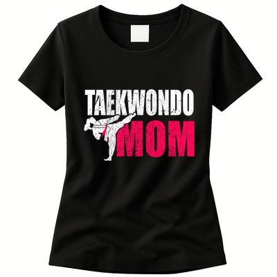 Taekwondo Mom Gift Idea Wo Tae Cool Taekwondo Uniform Womens T-Shirt