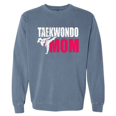 Taekwondo Mom Gift Idea Wo Tae Cool Taekwondo Uniform Garment-Dyed Sweatshirt