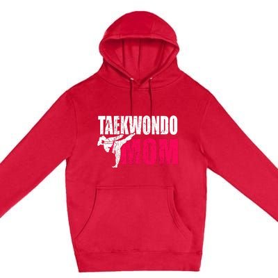 Taekwondo Mom Gift Idea Wo Tae Cool Taekwondo Uniform Premium Pullover Hoodie