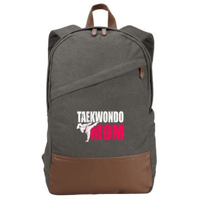 Taekwondo Mom Gift Idea Wo Tae Cool Taekwondo Uniform Cotton Canvas Backpack