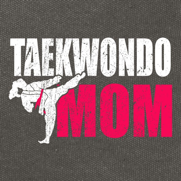 Taekwondo Mom Gift Idea Wo Tae Cool Taekwondo Uniform Cotton Canvas Backpack