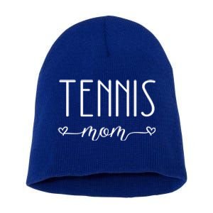 Tennis Mom Great Gift Short Acrylic Beanie