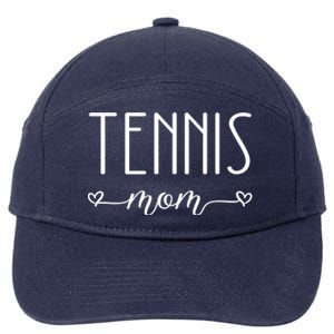 Tennis Mom Great Gift 7-Panel Snapback Hat