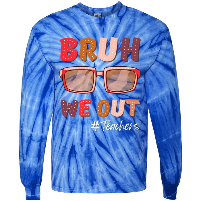 Teachers Meaningful Gift Tie-Dye Long Sleeve Shirt