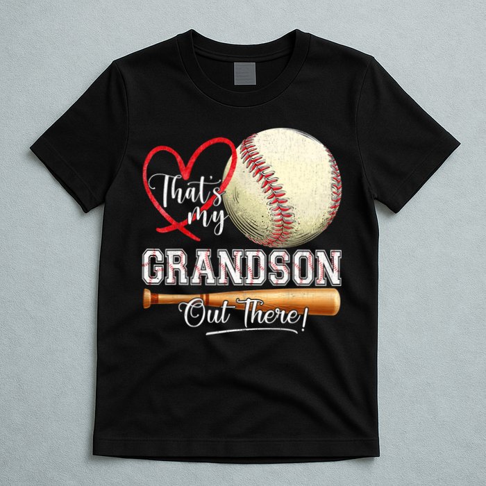 ThatS My Grandson Out There Baseball Grandma MotherS Day T-Shirt