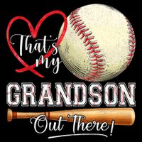 ThatS My Grandson Out There Baseball Grandma MotherS Day T-Shirt