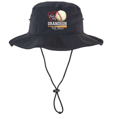 ThatS My Grandson Out There Baseball Grandma MotherS Day Bucket Hat