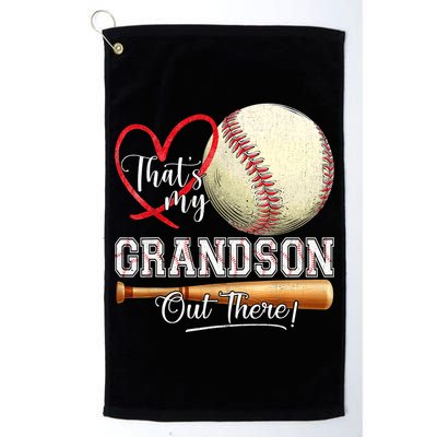 ThatS My Grandson Out There Baseball Grandma MotherS Day Golf Towel