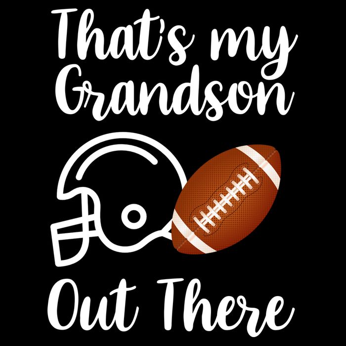 That's My Grandson Out There Football Sport Impact Tech Backpack
