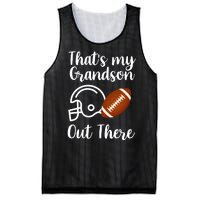 That's My Grandson Out There Football Sport Mesh Reversible Basketball Jersey Tank