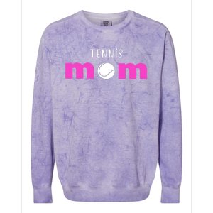 Tennis Mom Gift Meaningful Gift Colorblast Crewneck Sweatshirt